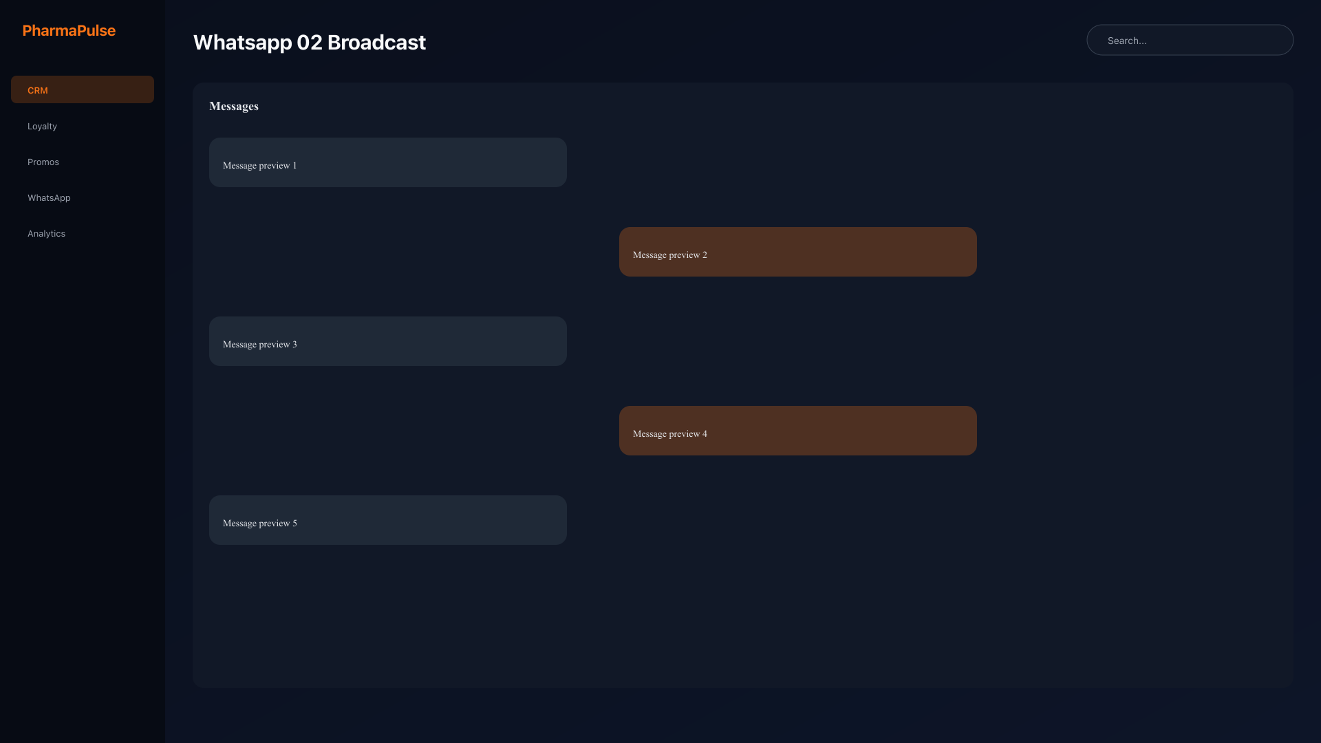 Broadcast message sending